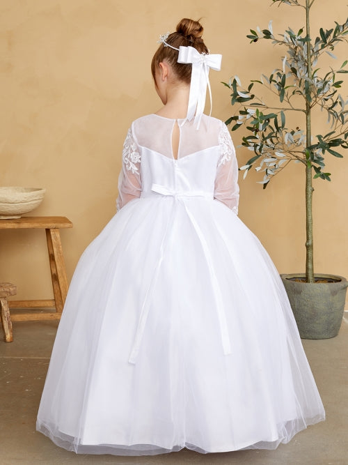 Communion dress with lace mesh Terry's Boutique Communion dress with lace mesh Terry's Boutique